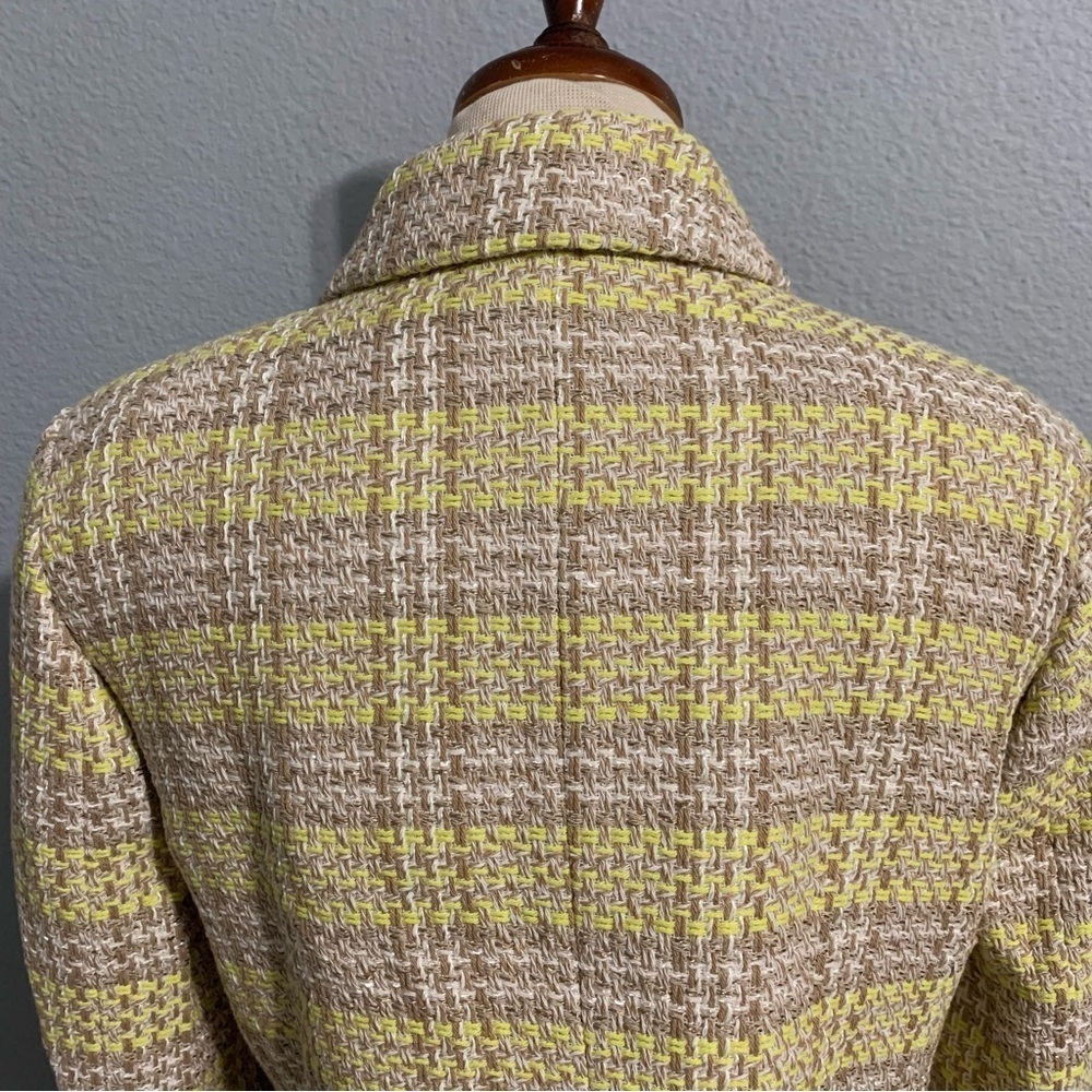 Zara Bloggers Fav‎ Luxury Cropped Textured Lapel Collar Long Sleeves Size M - Picture 12 of 15